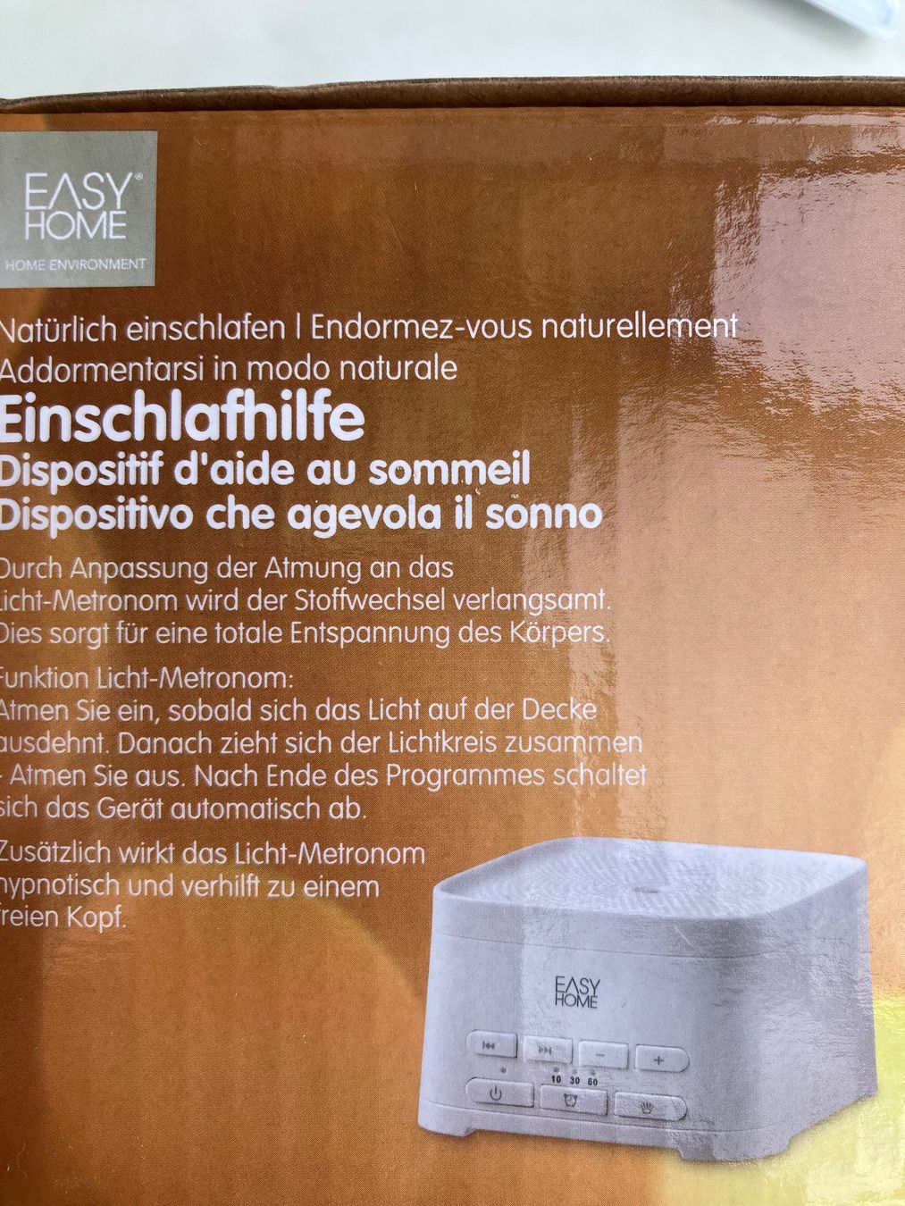 Boîtes à musique: EASY HOME, Einschlafhilfe,  mit Timer – D'occasion à Rüegsauschachen par limek 4