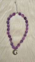 Collier améthyste lune