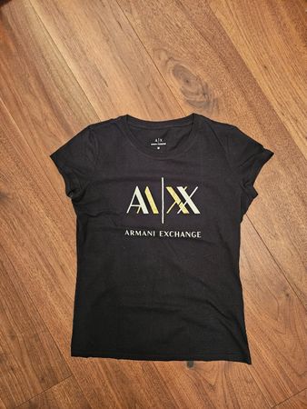 Schwarzes Armani Exchange T-Shirt, Grösse M