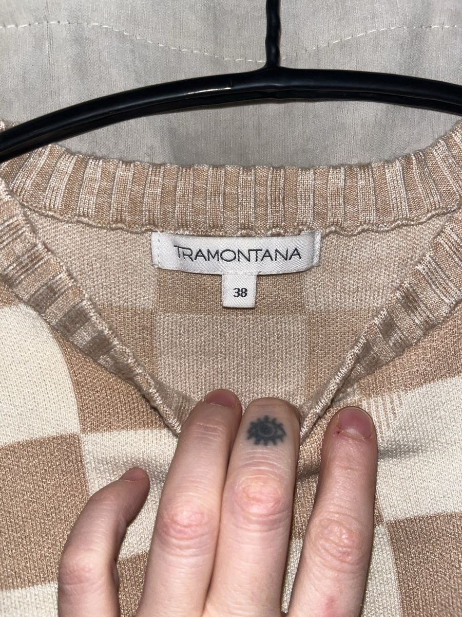 Maglioni & Felpe: Tramontana Pullover mit Schachbrettmuster, Grösse M – Usato da Wohlen b. Bern venduto da Ricarda_2000 2