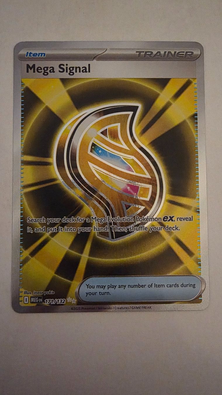 Pokémon Carte collezionabili: Mega Signal - 171/132 - Mega Evolution - Full Art – Nuovo (secondo la descrizione) da Richterswil venduto da Goennjamin90