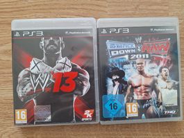 PS3 Spiele WWE 13 und SmackDown vs Raw 2011