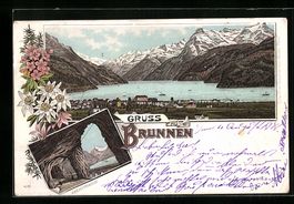 Litho Brunnen, Axenstrasse, Gesamtansich
