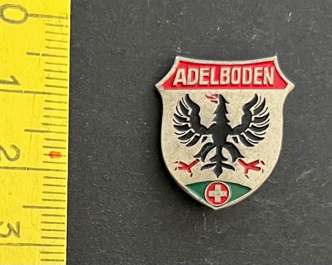 Swiss Placchette & Badge: ADELBODEN, Abzeichen original Vintage – Usato da Ostermundigen venduto da DaxKarten-75
