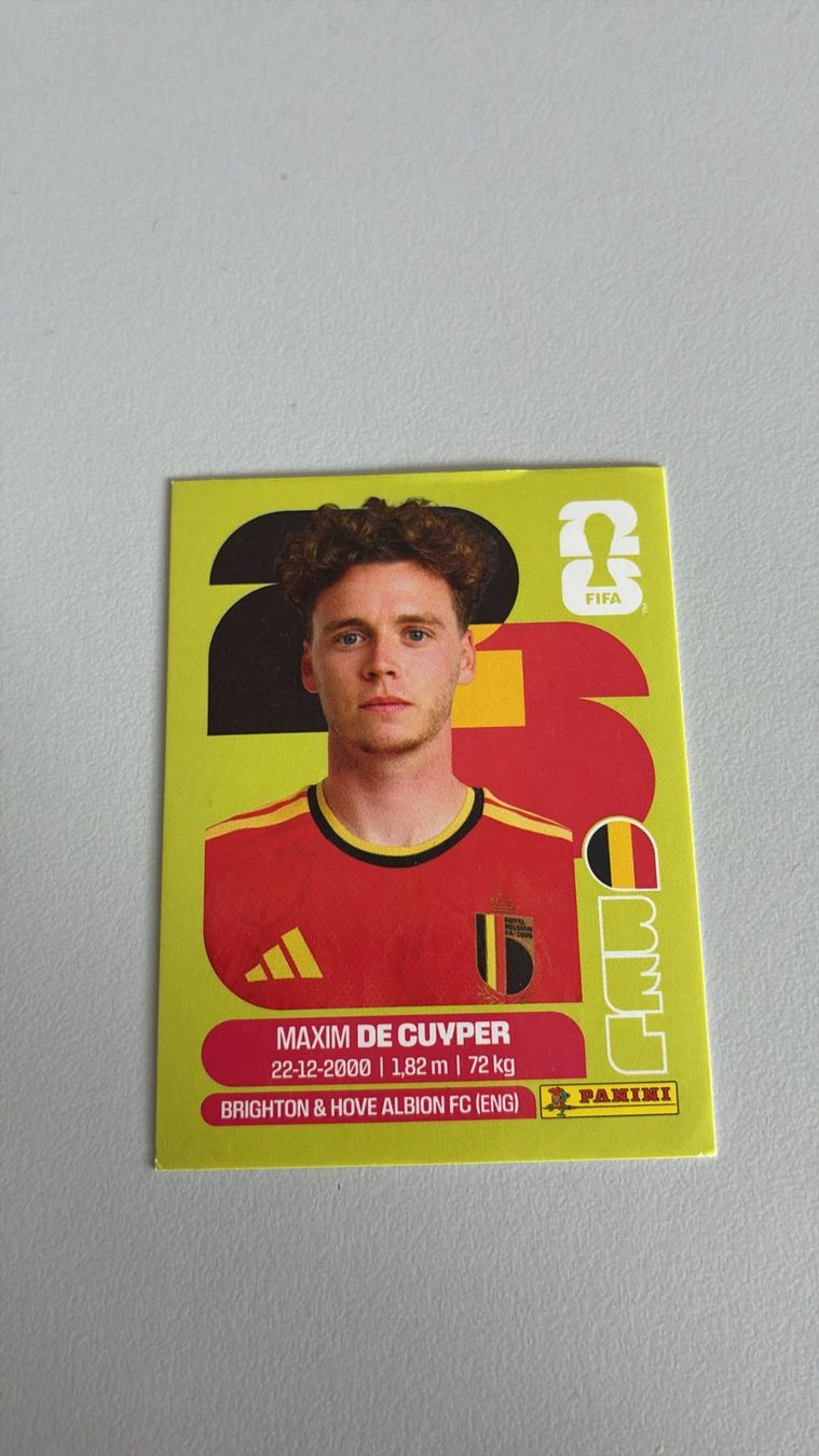 Panini Carte collezionabili: Carte panini 2026 - BEL 7 – Nuovo (secondo la descrizione) da La Neuveville venduto da Ibo2300