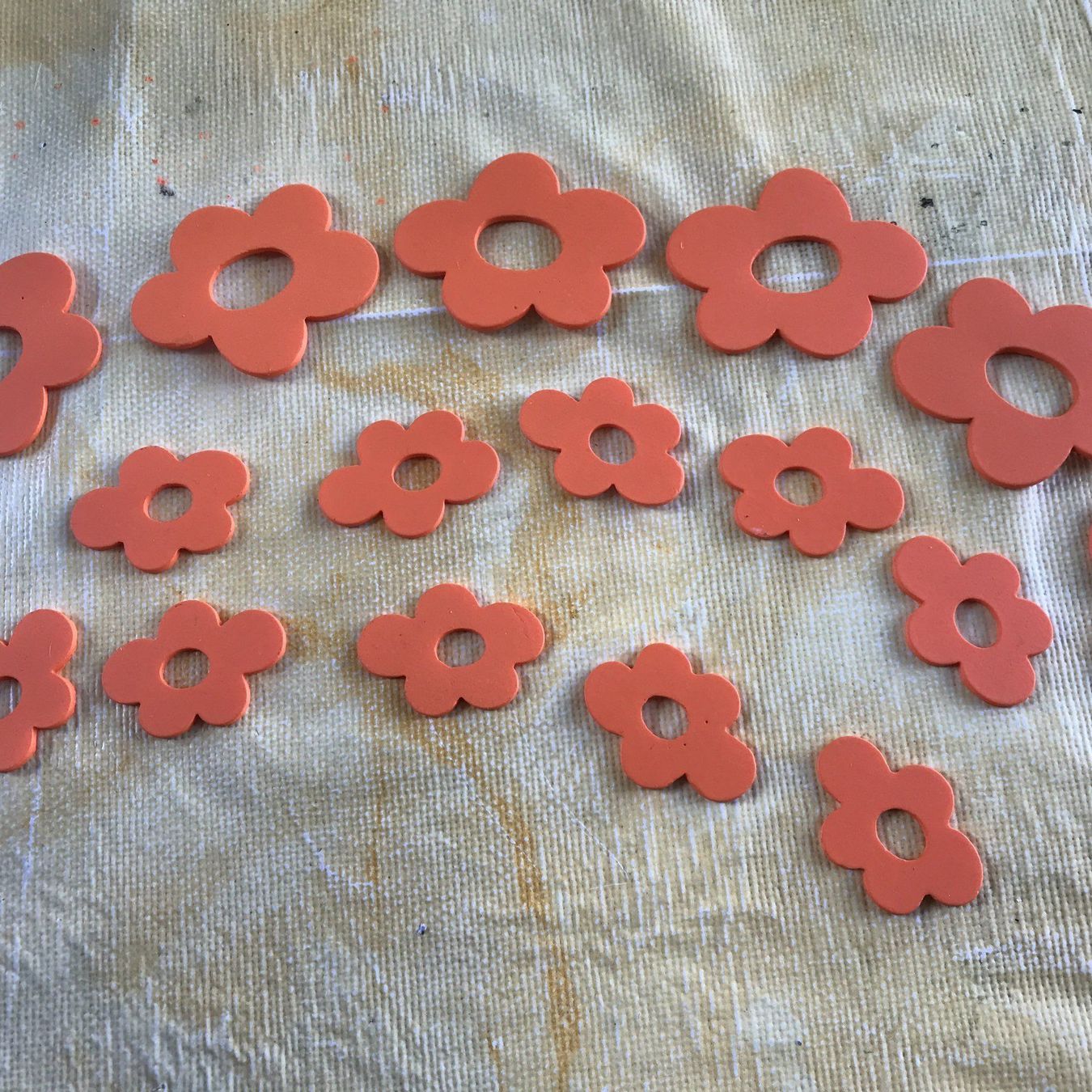 Bastelsets: LOT STR. BLÜETEN ORANGE – Neu (gemäss Beschreibung) aus Ostermundigen von wini63 3