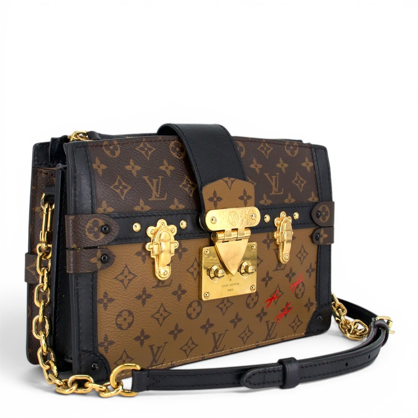 Louis Vuitton Sacs femmes: Louis Vuitton Petite Malle Monogram reverse – D'occasion à Binningen par Designerlabels 2