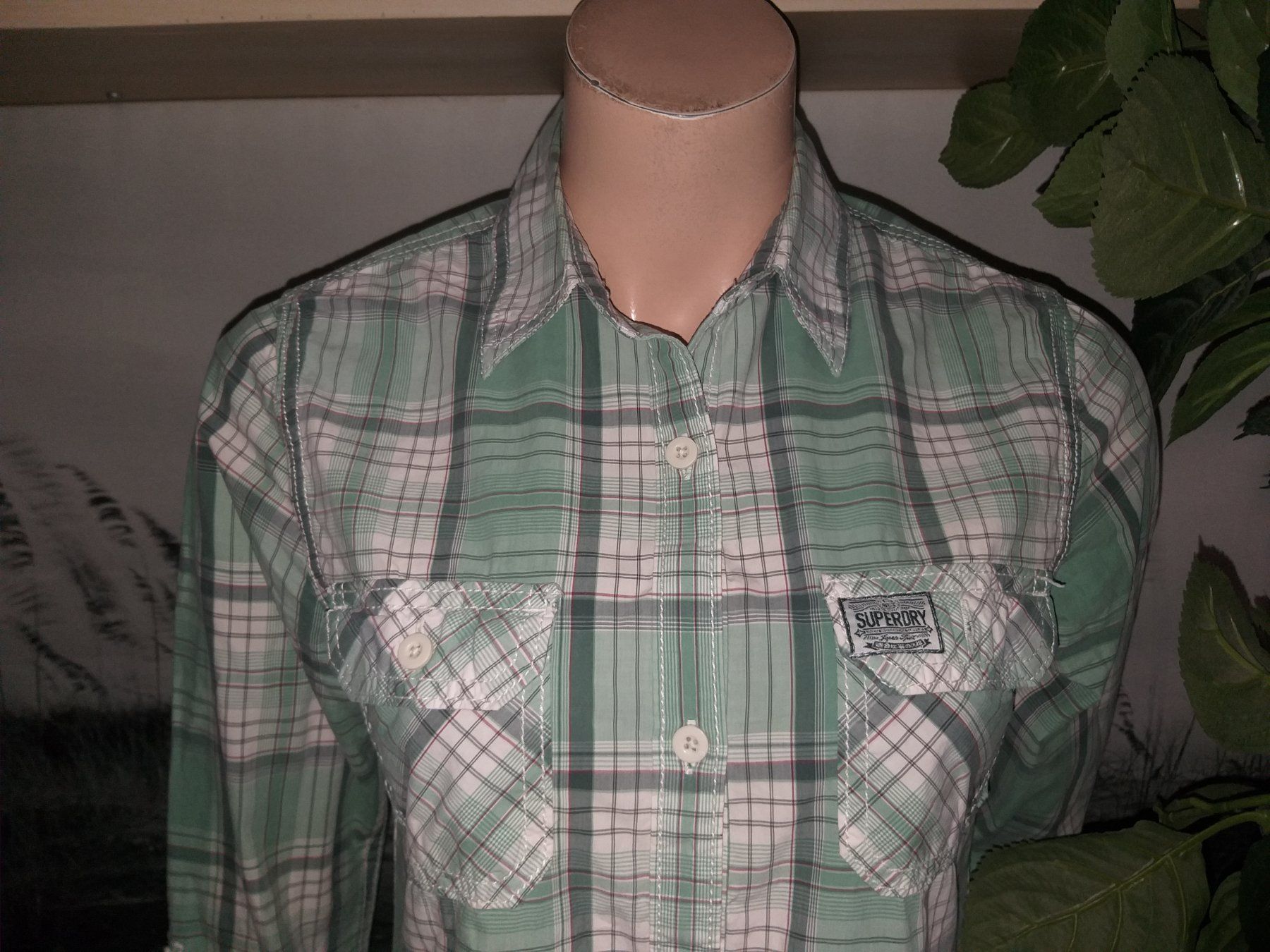 Superdry Chemisiers: SUPERDRY  Chemisier / Bluse  Taille / Grosse M – D'occasion à Cossonay-ville par Super-Price-Quality 1