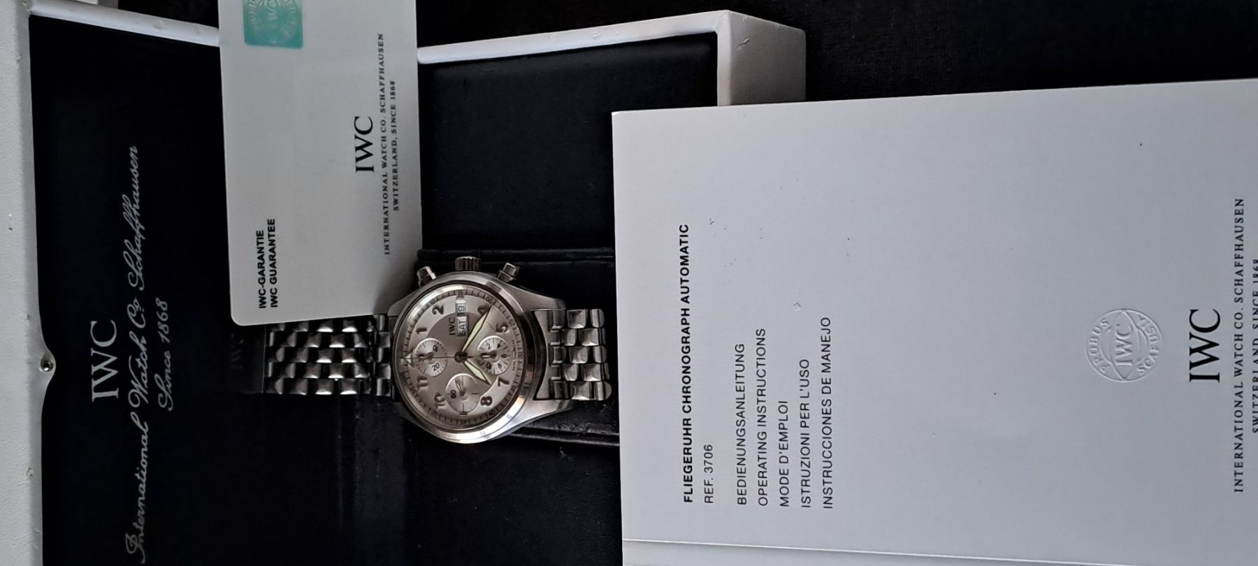 IWC Montres: IWC Chronograph-Spitfire – D'occasion à Bichwil par Uhrenticker-48 1