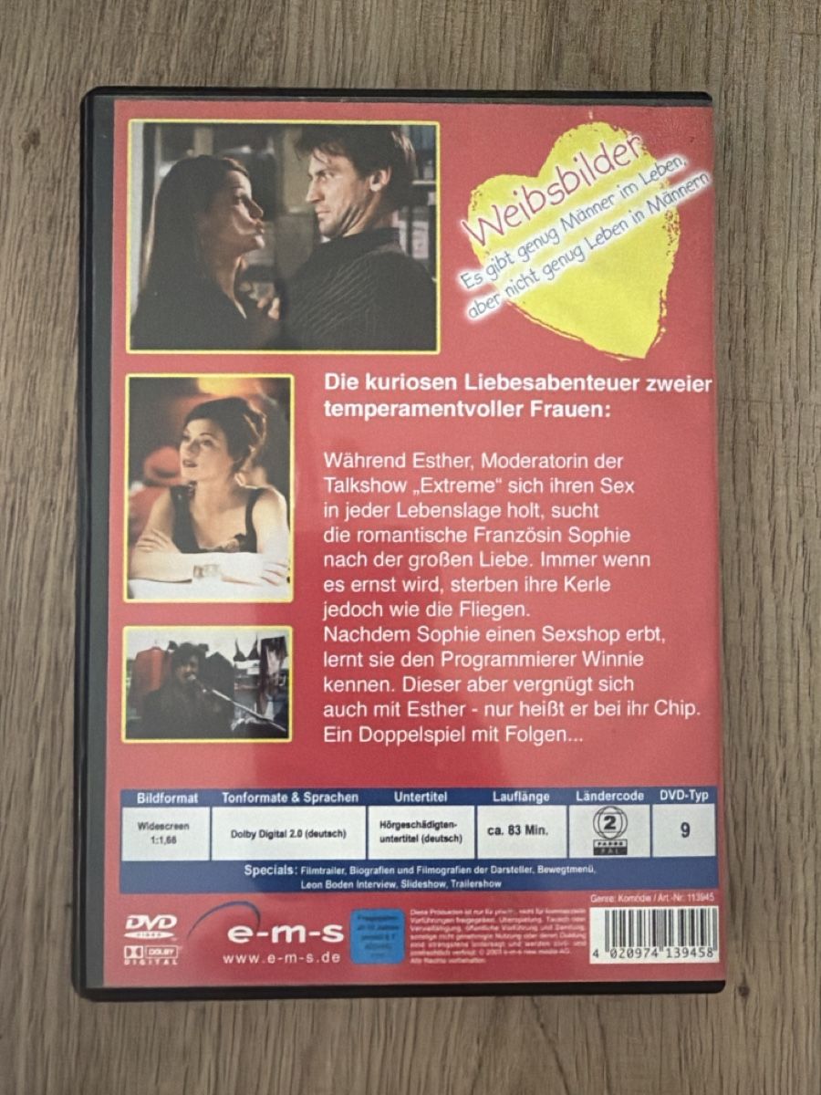 Tutti i DVDs: Weibsbilder (1996) DVD – Usato da Hagendorn venduto da masterchieff 1