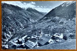 Hérémence - vue du Village ancienne