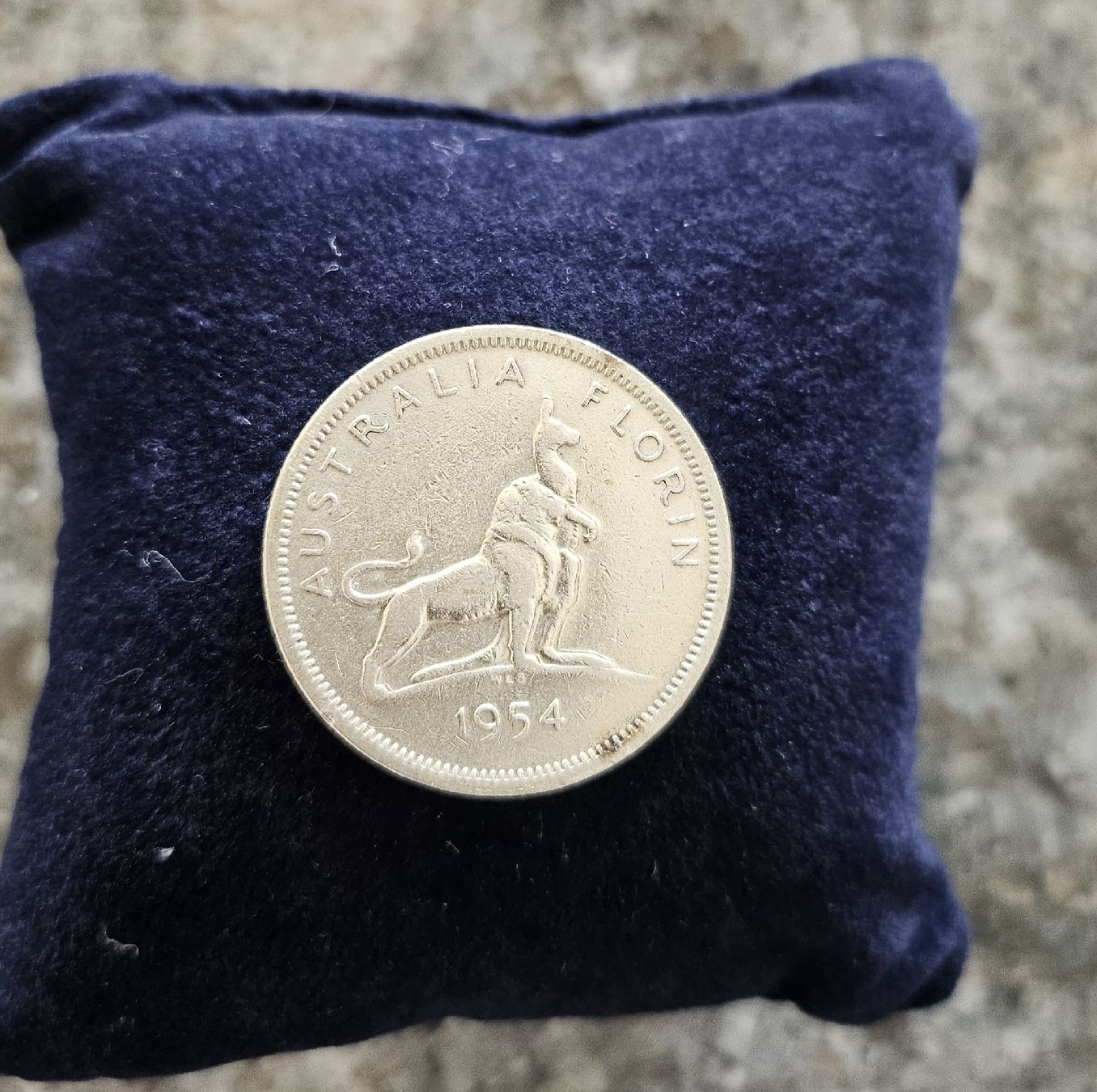 Tutti le monete: Australia Florin 1954 Silbermünze – Usato da Goldiwil (Thun) venduto da rkweiss