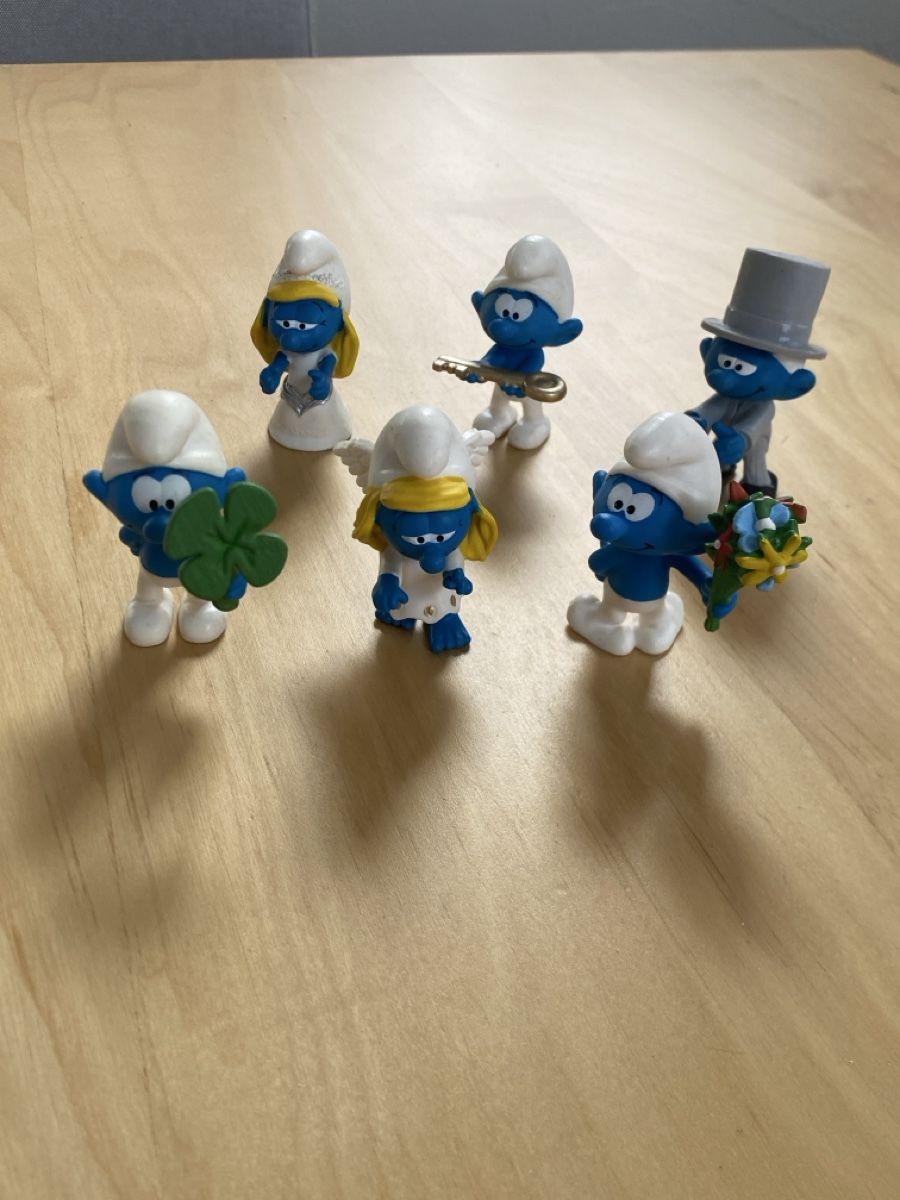 Schleich Statuette: Hochzeits Schlümpfe – Usato da Tuggen venduto da Haribo3000
