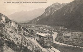 Martigny VS Bahn Martigny–Chamonix Rhonetal bahn