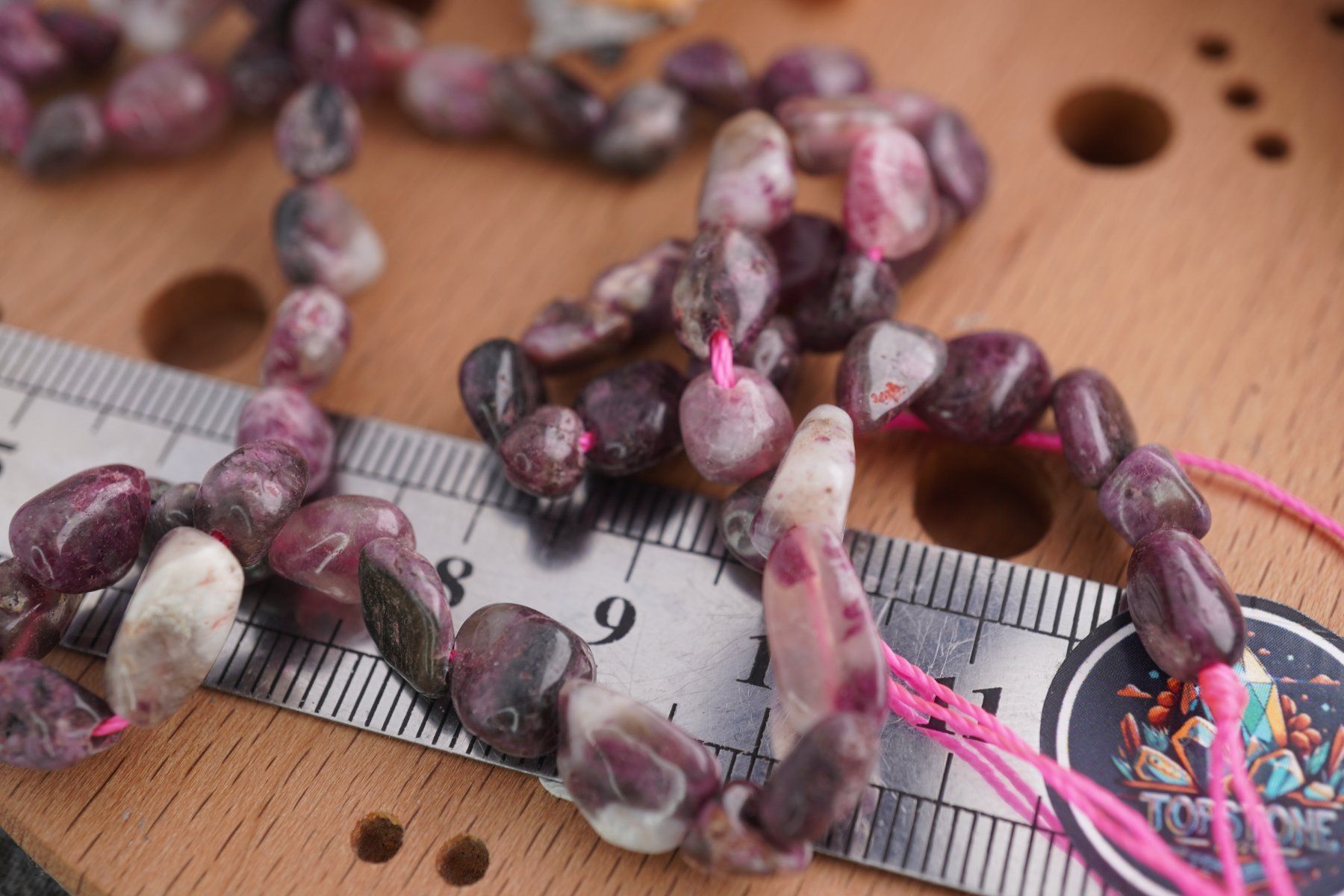 Minerali & Pietre curative: Turmalin Rosa  Nugget  Strang    Ab 1.- – Nuovo e nell'imballaggio originale da Eschenbach SG venduto da topstone 4