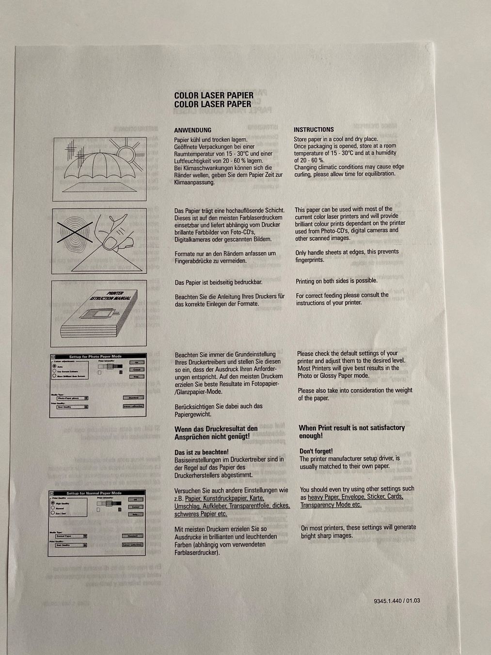 Carta: FOLEX IMAGING Color Laser Paper A3 – Nuovo (secondo la descrizione) da Horgen venduto da CS75 2