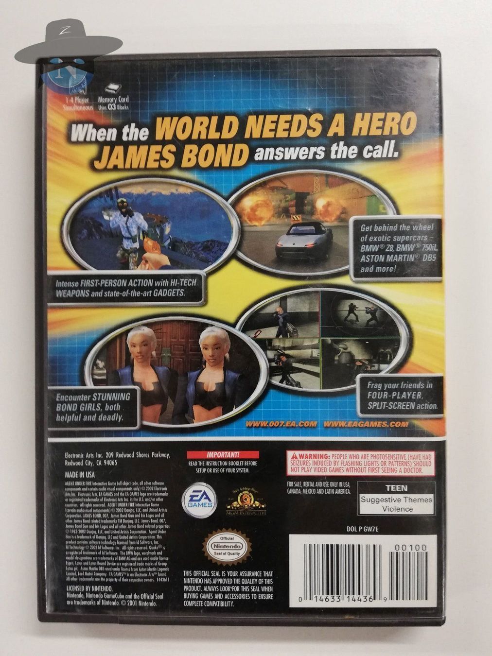 Nintendo Giochi: James Bond 007 Agent under fire / USA – Usato da St. Gallen venduto da zorro_dc 1