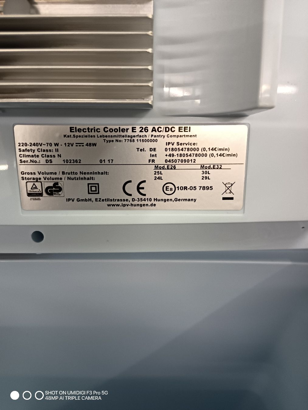 Frigoriferi & Refrigeratori: Kühlbox Sun-Fun E 26 AC/DC EEI 25L gebraucht – Usato da Aarwangen venduto da to-hirschi 1