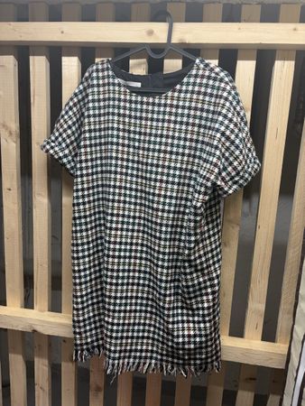 ZARA L Kleid mit Hahnentrittmuster mit verschiedenen Farben