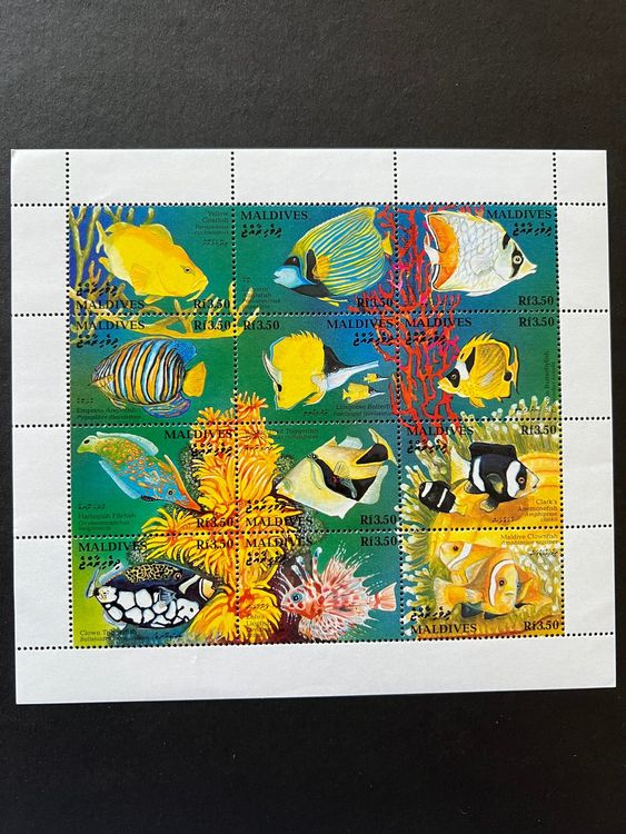 Prophila Malediven Briefmarken-Kleinbogen – Frida Kahlo 2014, Komplette Ausgabe, Sammlerstück