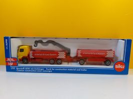 SIKU 1797 Baustoff - LKW mit Anhänger NEU (Neu und