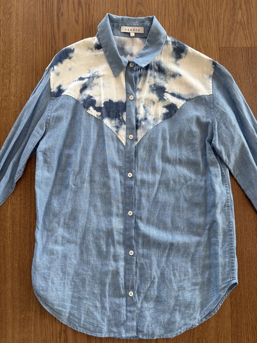 Sandro Camicette: Jeanshemd von Sandro / Size 1 – Usato da Zug venduto da bia_v6gf