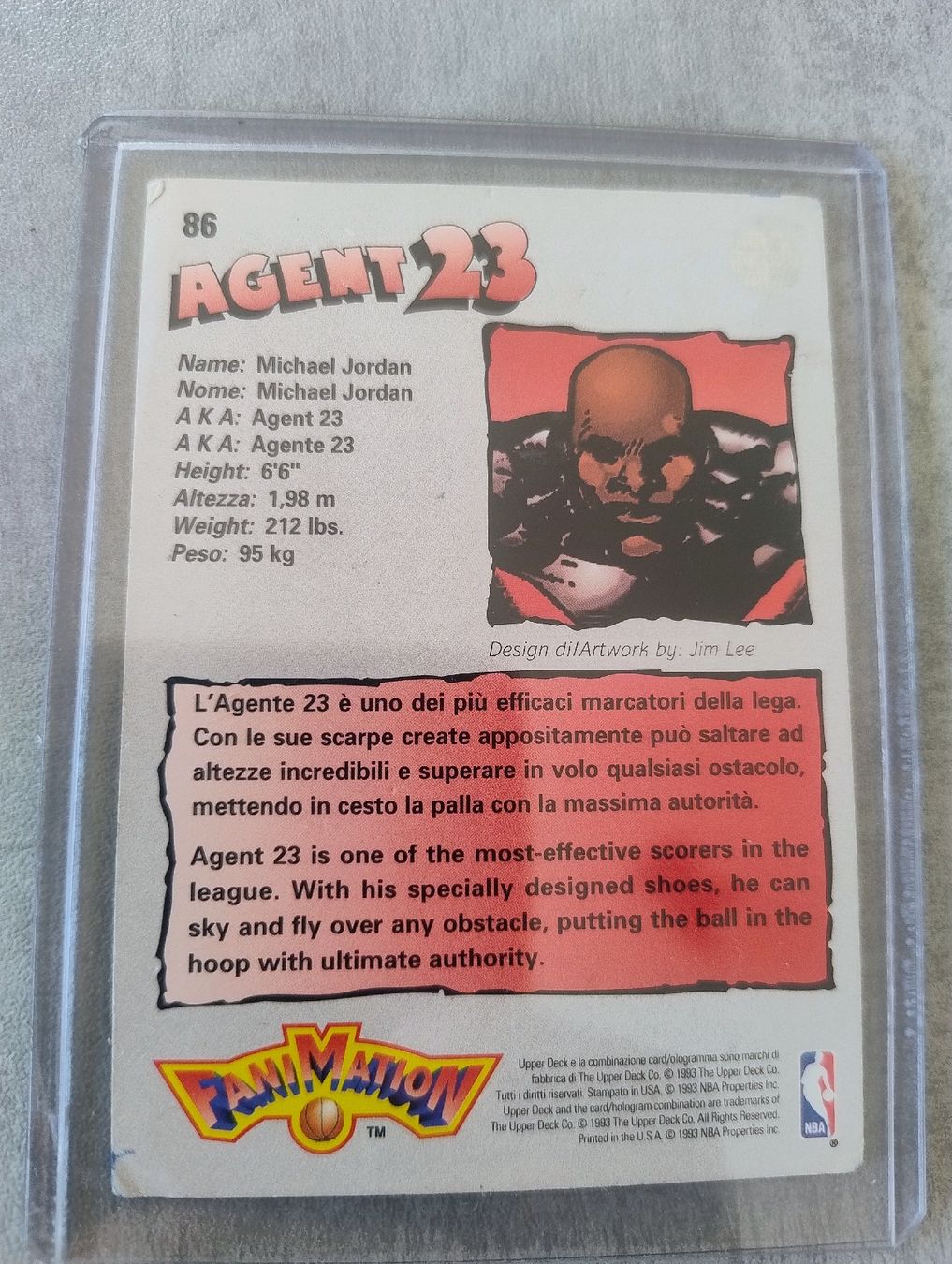Nba Sammelbilder & Trading cards: NBA 1992 UPPER DECKMICHAEL JORDAN AGENT 23  – Neu (gemäss Beschreibung) aus Martigny von jul_7s5x 1