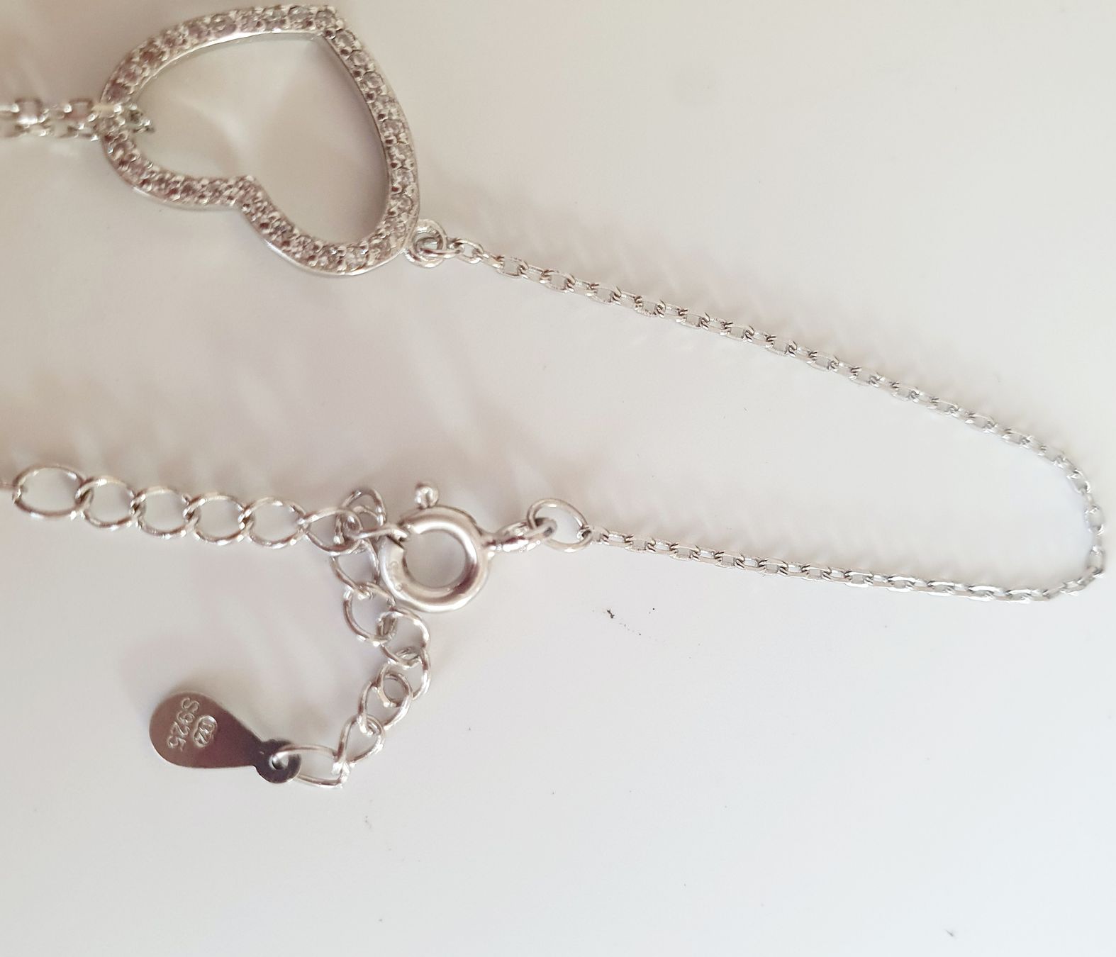 Bracciali & Braccialetti: Armband aus silber 925  mit Herz und Perle – Usato da Kreuzlingen venduto da Wunderkiste123 5