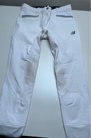 SPOOKS Sarina Full Grip Reithose Weiss Gr. M 