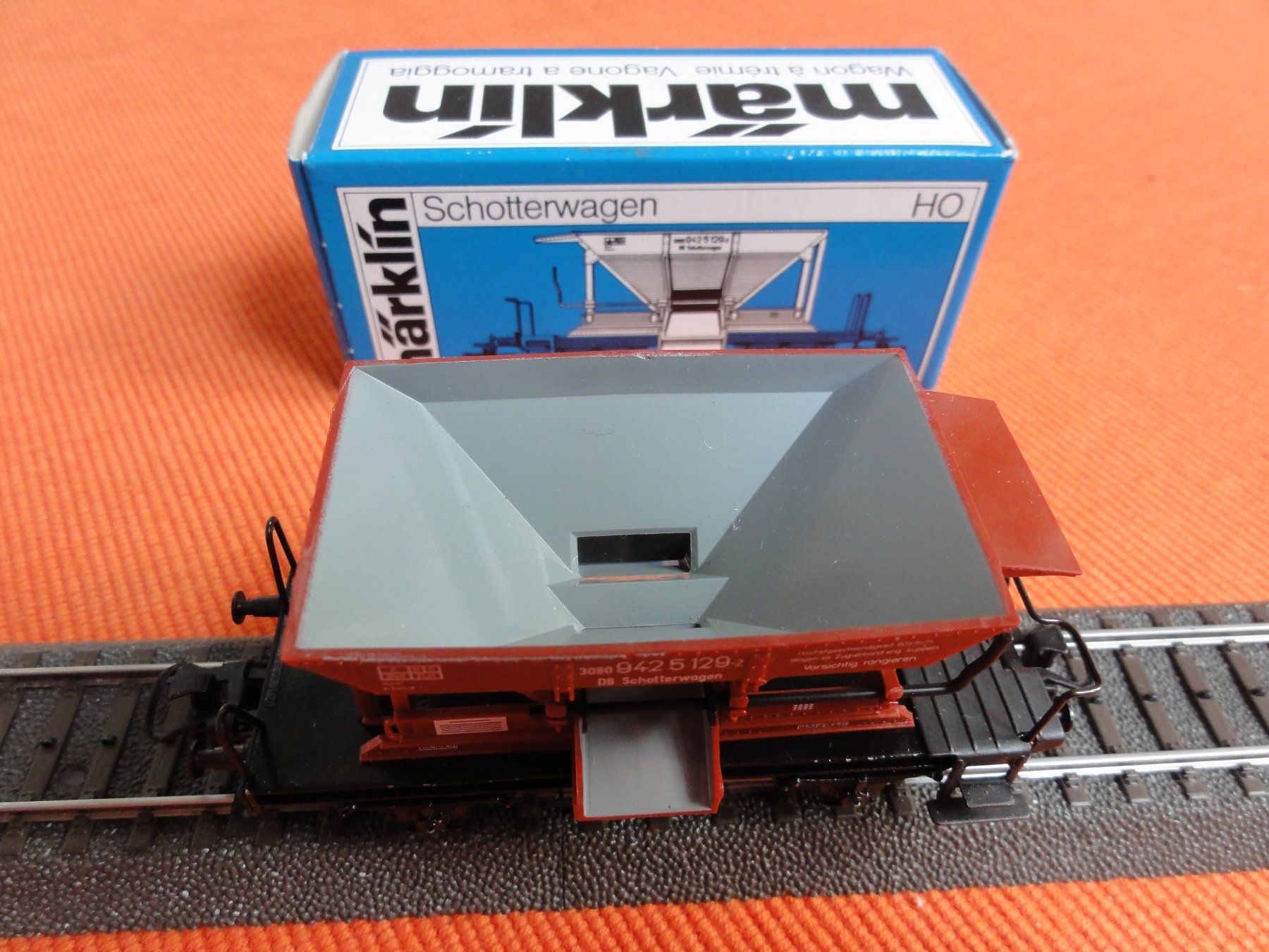 Märklin Modellini di ferrovie: Märklin 4610 Schotterwagen – Nuovo e nell'imballaggio originale da Ebikon venduto da 2297 1