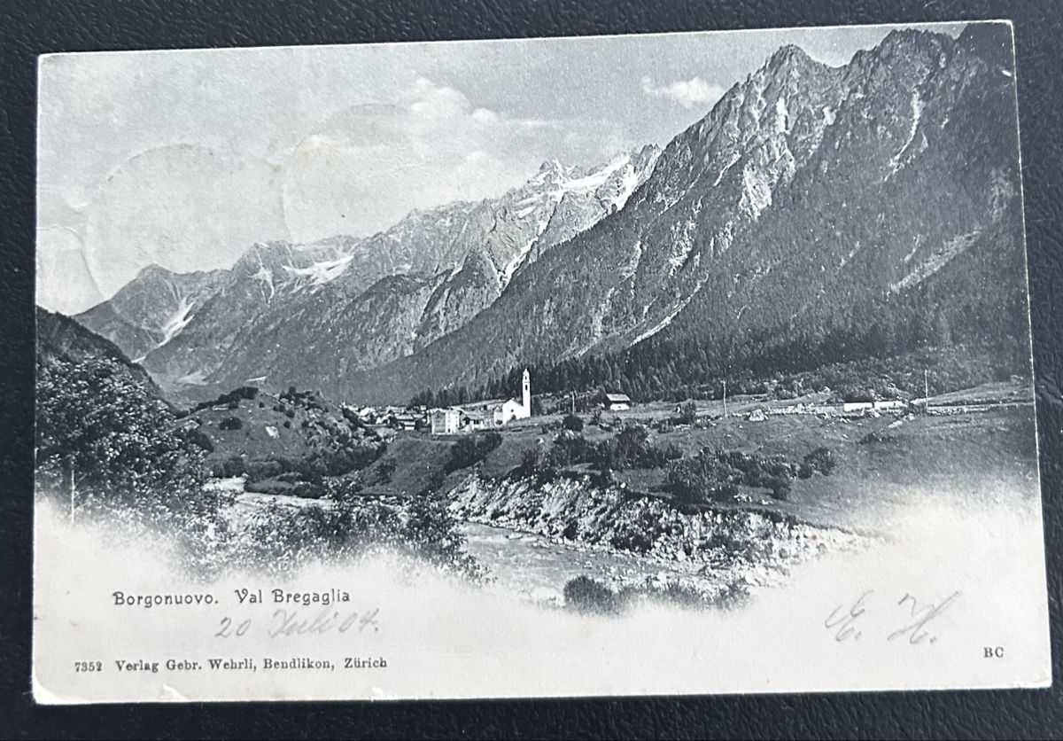 Cartoline postali: Borgonuovo Val Bregaglia – Usato da Horw venduto da Tellbub