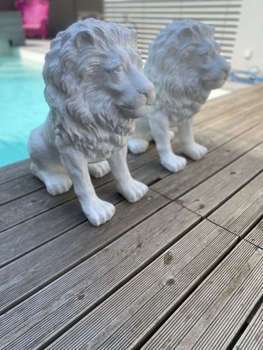 Skulpturen & Statuen: 1 Skulptur Löwe Neu – Neu (gemäss Beschreibung) aus Ettingen von inf_vhc7 1