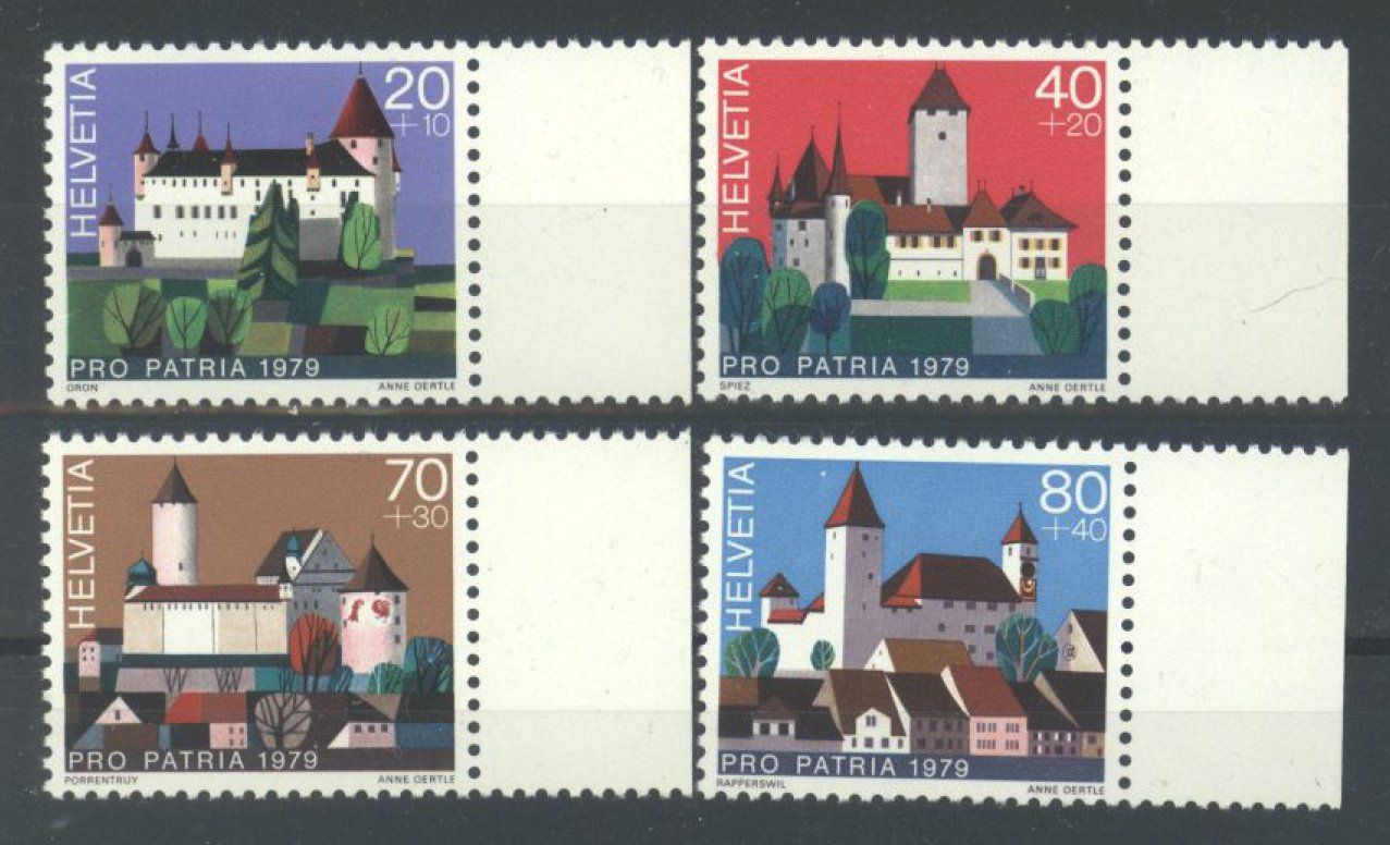 Tous les timbres: 1979, Pro Patria ** – D'occasion à Willisau par Vollstempel