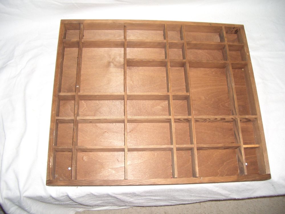 Holz Setzkasten mit Fächern | Kaufen auf Ricardo