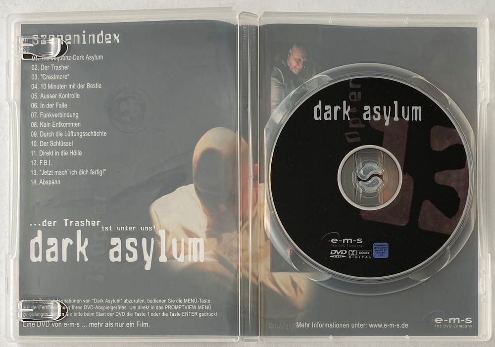 Tutti i DVDs: Dark Asylum (Versandkostenfrei) – Usato da Flums venduto da Asquillo 2