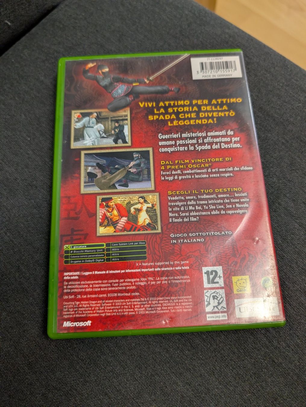 Spiele: La tigre e il dragone Microsoft Xbox – Gebraucht aus Giubiasco von Ticinerd 1