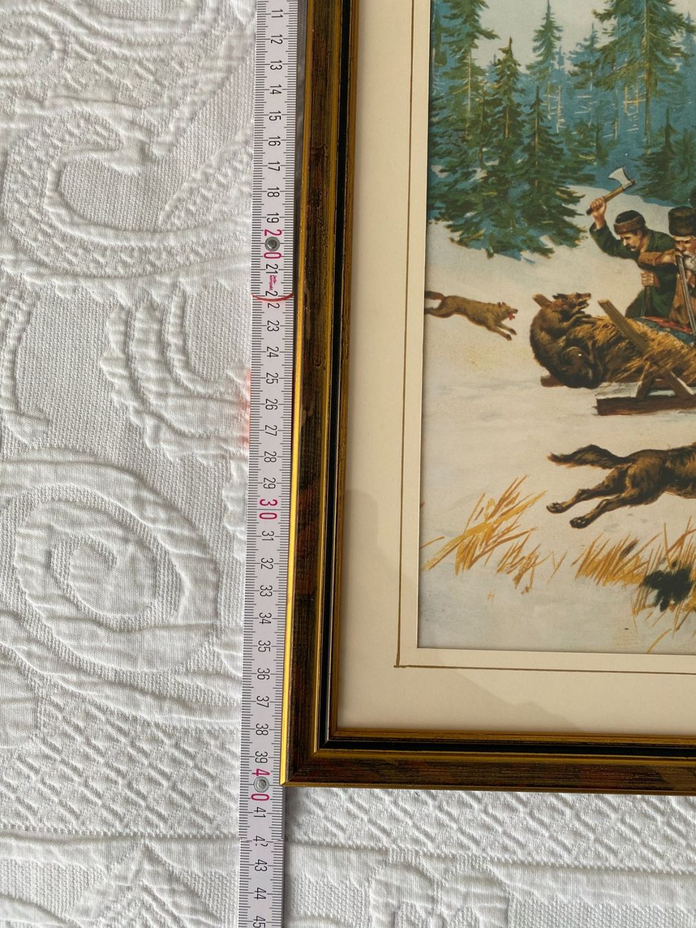 Foto & Immagini: Jagdbild - Wolfsjagd - Kunstdruck – Usato da Gerolfingen venduto da Regenbogen88 3