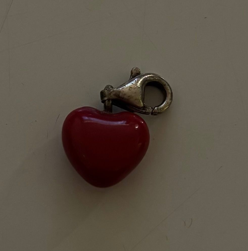 Thomas Sabo Ciondoli: Thomas Sabo Charm Anhänger Herz rot – Usato da Zürich venduto da Denise1743