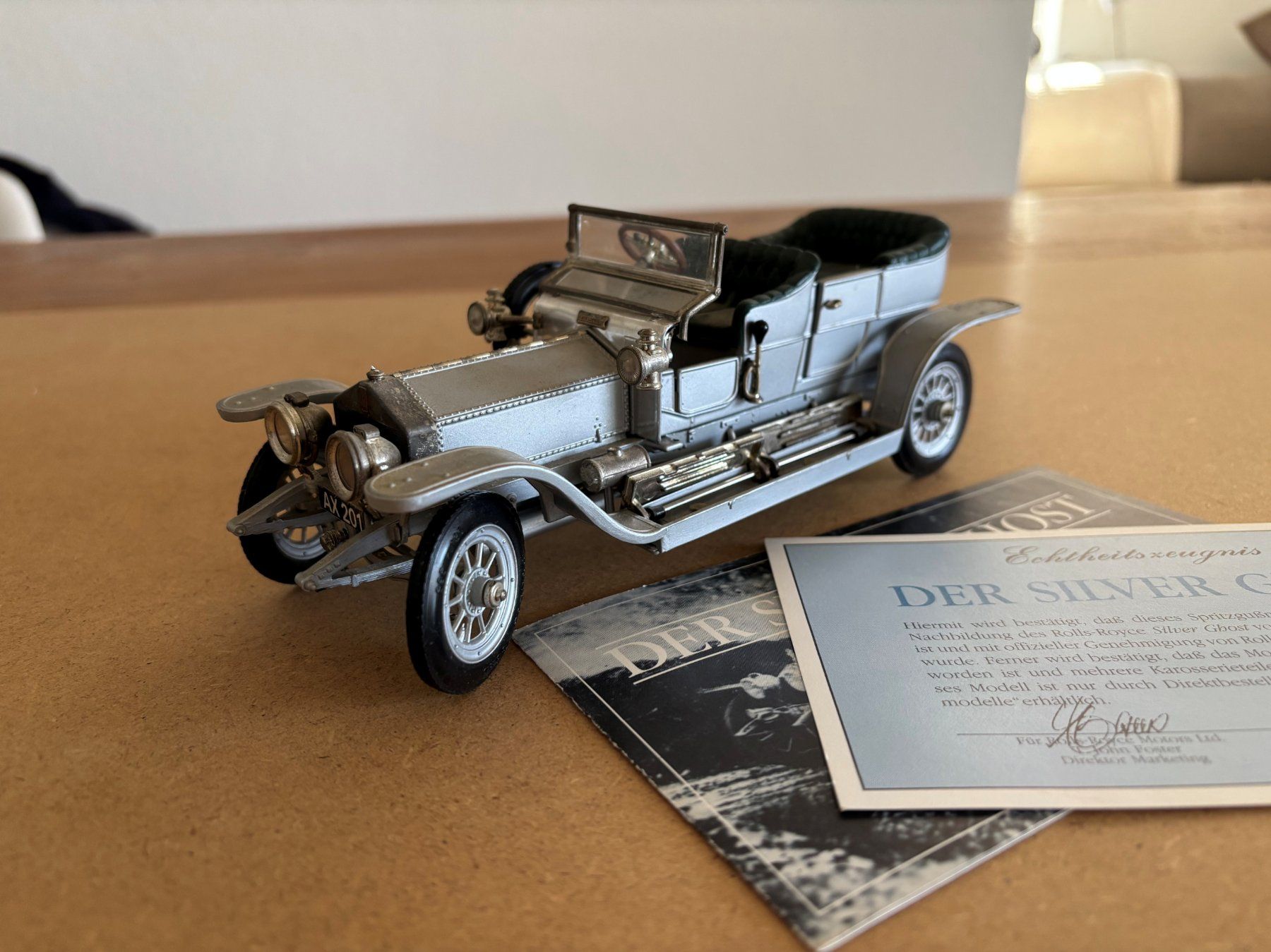 Franklin Mint Modellini d'auto: FRANKLIN MINT - ROLLS ROYCE -1907 SILVER GHOST – Usato da Rickenbach SO venduto da steinerhome