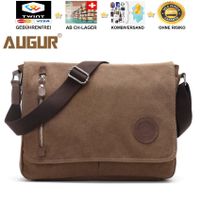 Augur Herrentasche Tasche Kuriertasche Leinen Englisch Kurie