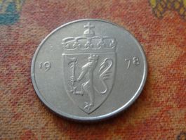 NORVEGE  50  ORE  1978