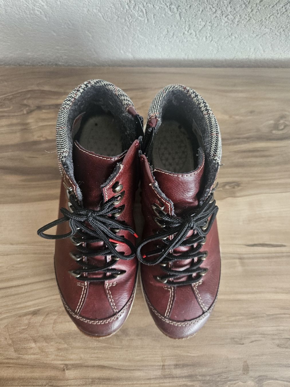 Rieker Scarpe da donna: Bottines Rieker bordeaux doublées, pointure 36 – Nuovo (secondo la descrizione) da Mervelier venduto da adeko1972 2