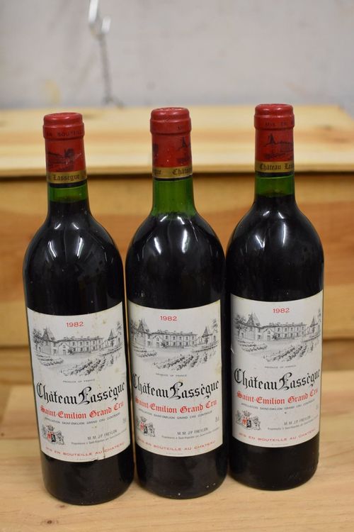 3 Flaschen Chateau Lassegue 1982 (Gebraucht) in Untersiggenthal für CHF ...
