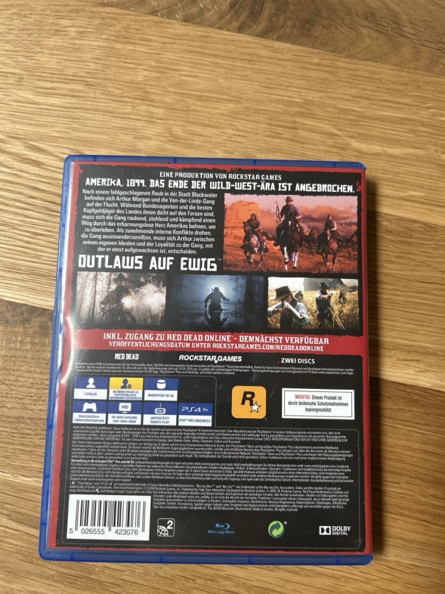 Spiele: Red Dead Redemption 2 PS4 Spiel  – Gebraucht aus Thayngen von M4attz 1