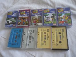 9x Kinderkassetten Hörspiel - ein Fall TKKG + Abenteuer ua