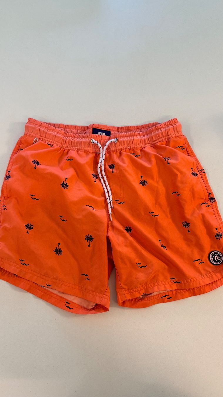 Costumi da bagno: Badehose WE orange Palmendruck Grösse M – Usato da Wollerau venduto da falkenauge444