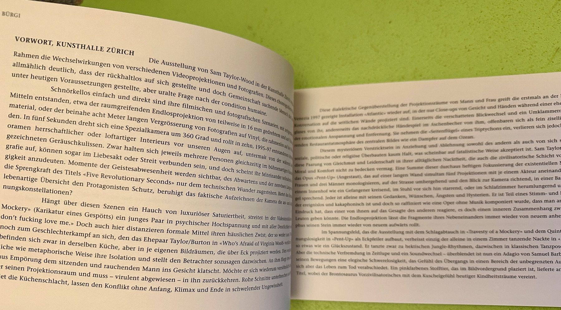 Libri: Bernhard Bürgi: Sam Taylor-Wood. – Usato da Zürich venduto da allp 4