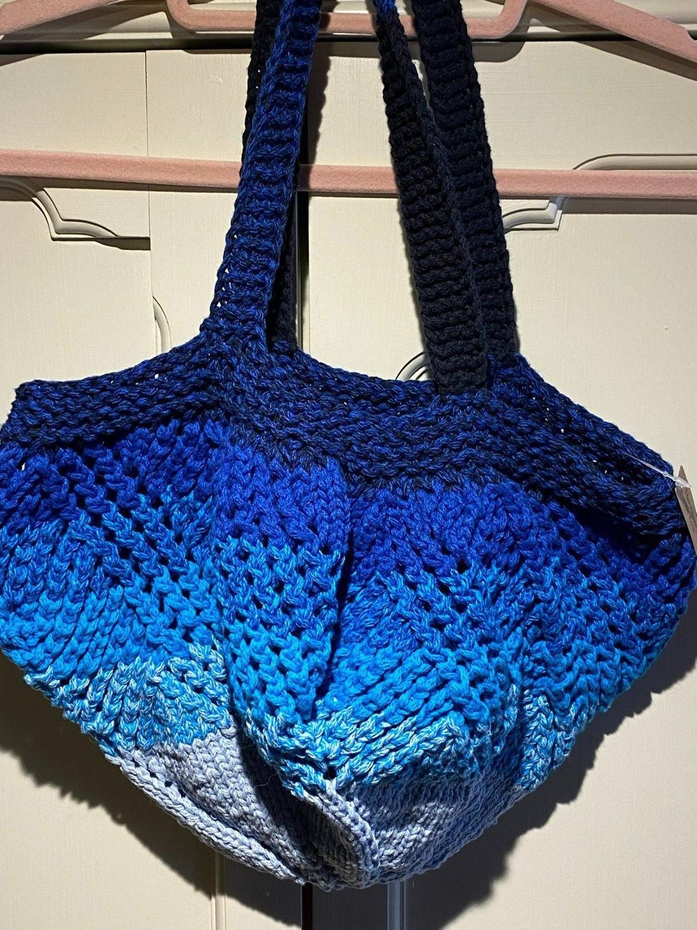 Borse: TASCHE -HANDGESTRICKT,BLAUTÖNE – Nuovo e nell'imballaggio originale da Meienried venduto da ManuelaBoutique 3