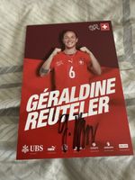 Géraldine Reuteler Autogrammkarte - Schweizer Nati Star!