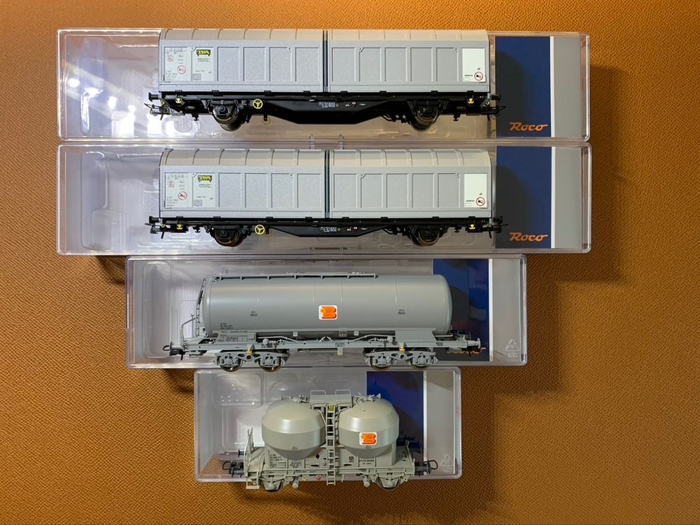 Roco H0 77495 77038 Güterzug Set Hbilns Uacs SBB DC Analog Kaufen